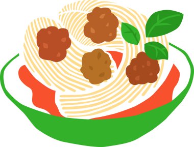 Köfteli spagetti.