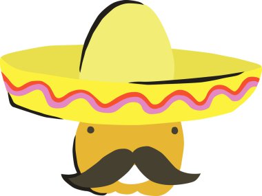 Meksikalı bıyıklı adam