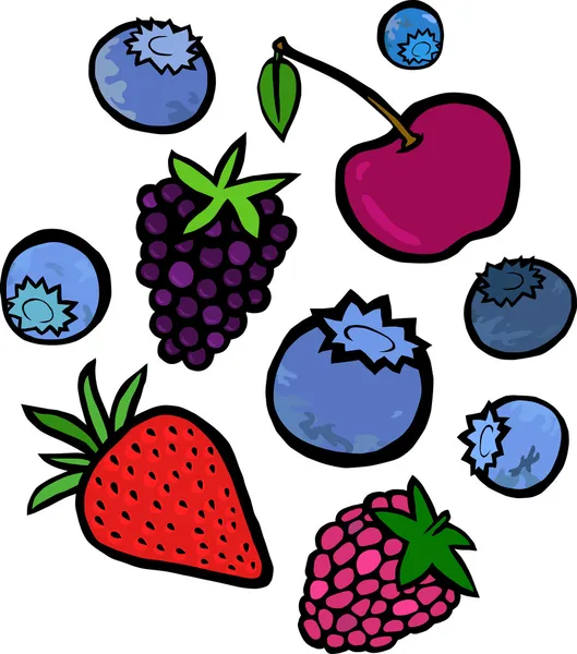 Смачні ягоди — стоковий вектор