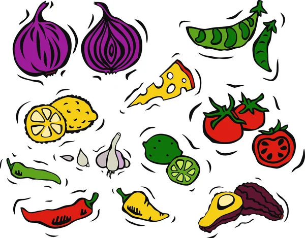 Fresh Vegetables — Stock Vector