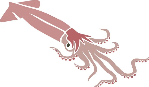 Leuke octopus — Stockvector