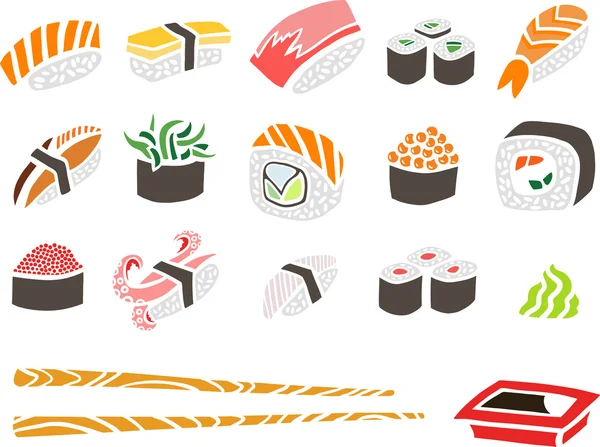 Yemek çubuğu ve soya soslu suşi.