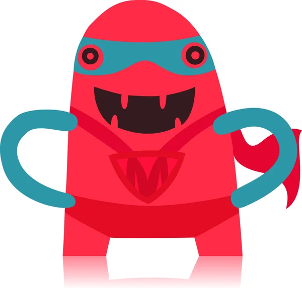 Superhero Monster Character — Stock Vector