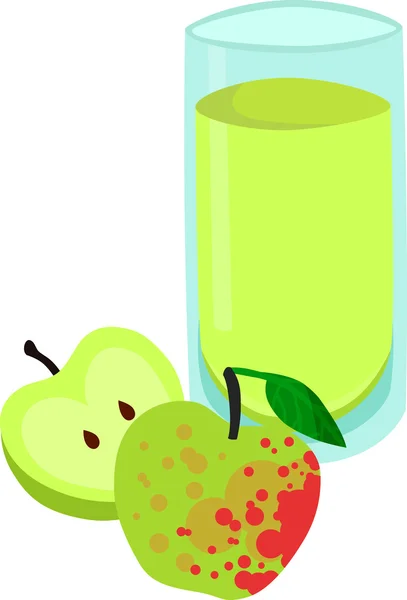 Apple Juice — Stock Vector