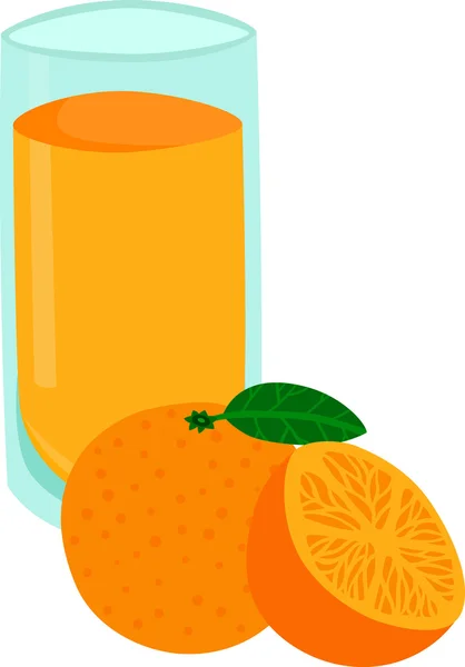 Orange Juice — Stock Vector