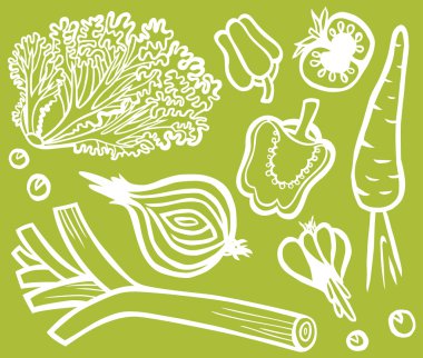 Healthy Vegetable Set clipart
