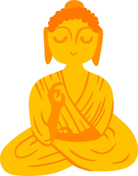 Estatua de Buddha — Vector de stock