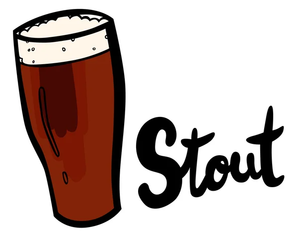 Starkes Bier — Stockvektor