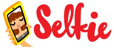 selfie fotoğrafta akıllı telefon