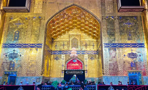 Cuadro Para Imam Ali Santuario Sagrado Ciudad Najaf Irak Noche — Foto de Stock