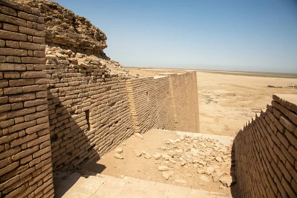 Bild Ziggurat Din Och Viktigaste Monumenten Irak Och Som Går — Stockfoto