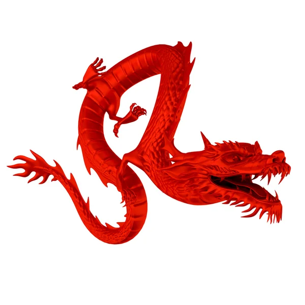 Kinesiska rd dragon serie — Stockfoto