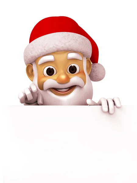 3D rendern santa claus — Stockfoto