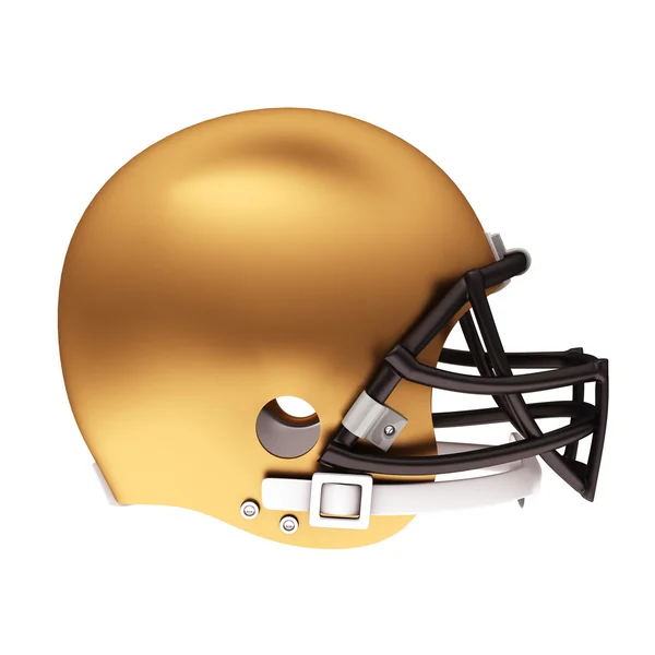 Американский футбольный шлем — стоковое фото