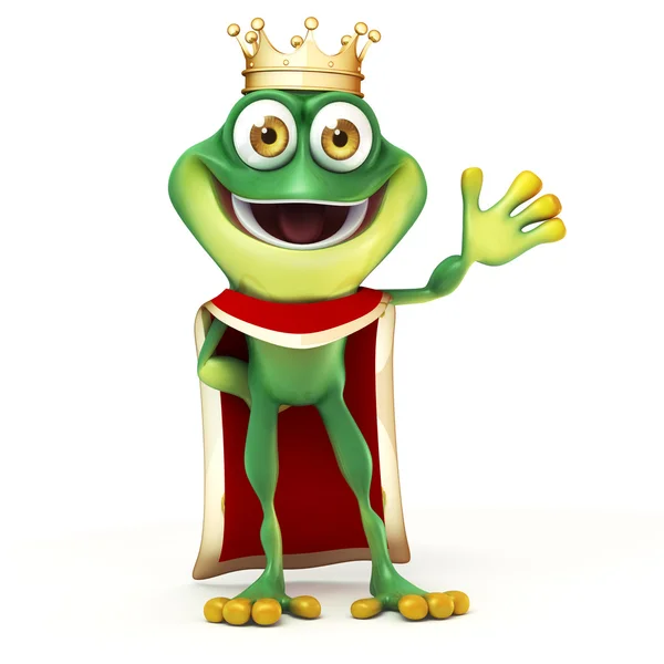 Frog king — Stock Photo, Image