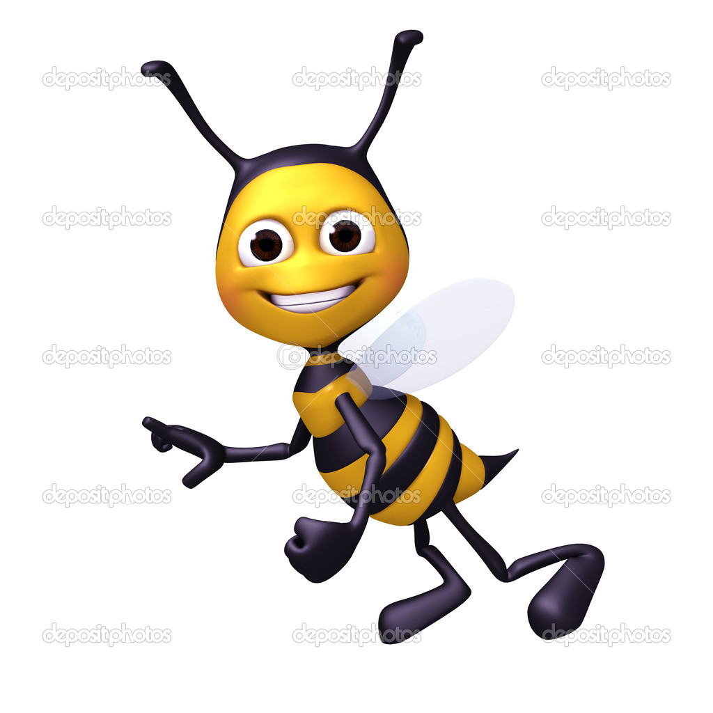 Bee happy pose