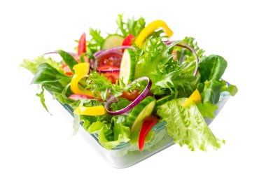 taze sağlıklı sebze salatası