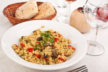 Mantarlı Risotto