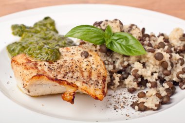 sağlıklı kızarmış tilapia balık