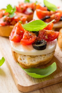 İtalyan meze bruschetta