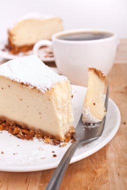 peynirli kek ve kahve