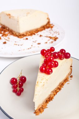 Cheesecake ile redberries
