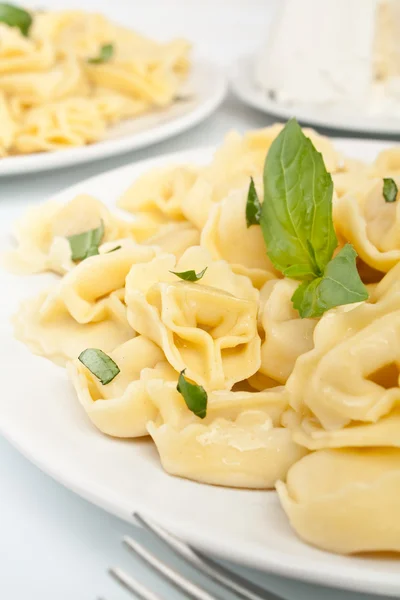 Tortellini z serem — Zdjęcie stockowe