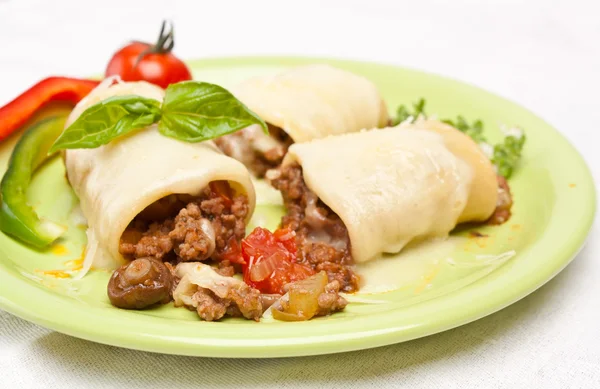 Paccheri Nudeltuben — Stockfoto