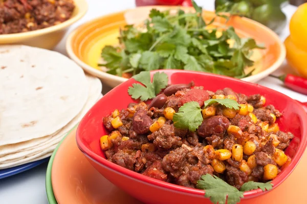 Beef chili — Stock Photo, Image