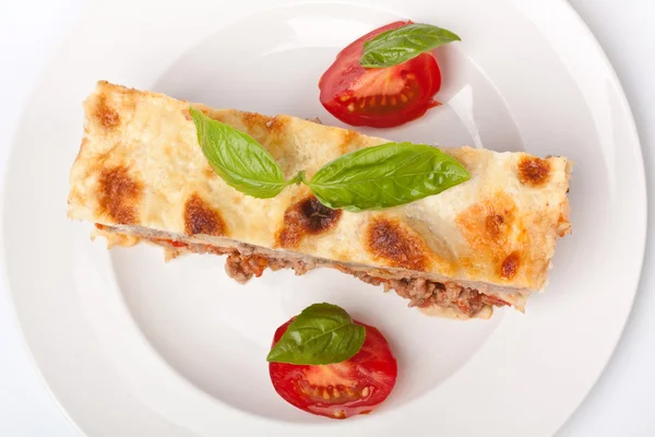 Klassische Rindfleisch-Lasagne — Stockfoto