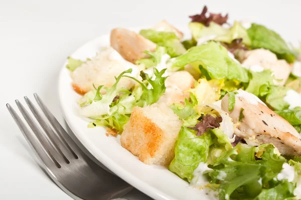 Traditional caesar salad — Stock Photo, Image