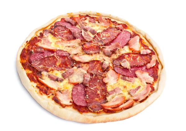 Carne topping pizza — Foto Stock