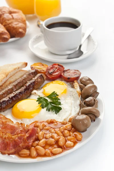 Traditionelles englisches Frühstück — Stockfoto