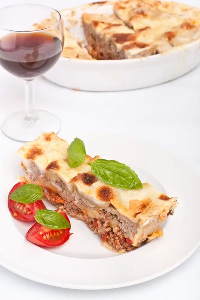 Hovězí lasagne — Stock fotografie