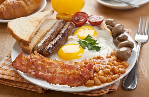 Tradiční anglická snídaně — Stock fotografie