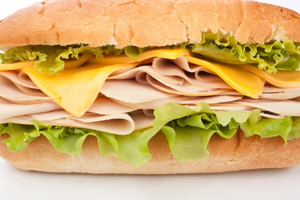 Kaas en sla sandwich — Stockfoto