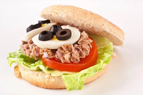 Středomořská sendvič — Stock fotografie