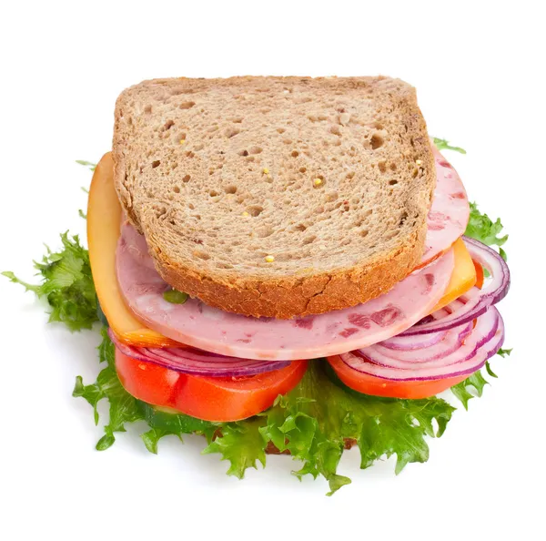 Fullkornsvete smörgås — Stockfoto