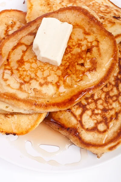 Pancakes with syrup — Stock Photo, Image