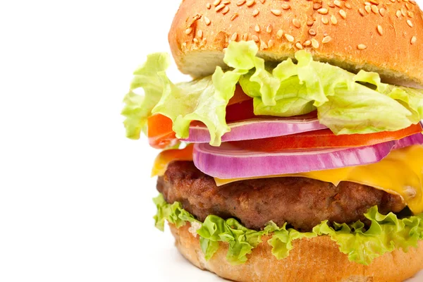 Big cheeseburger — Stock Photo, Image