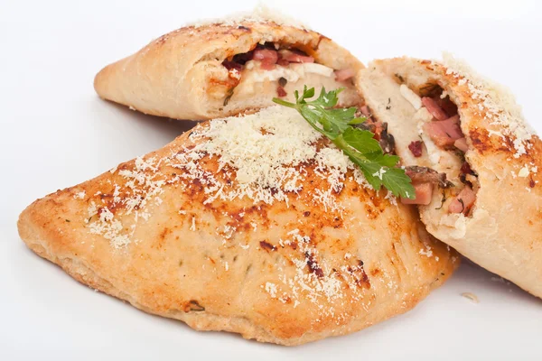 Calzone pizza — Zdjęcie stockowe