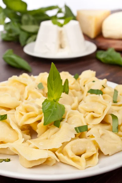 Cheese tortellini — Stock Photo, Image