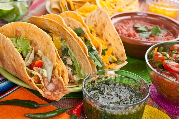 Hagyományos mexikói ételek — Stock Fotó