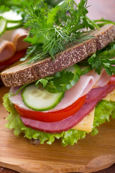 Gesundes Sandwich — Stockfoto