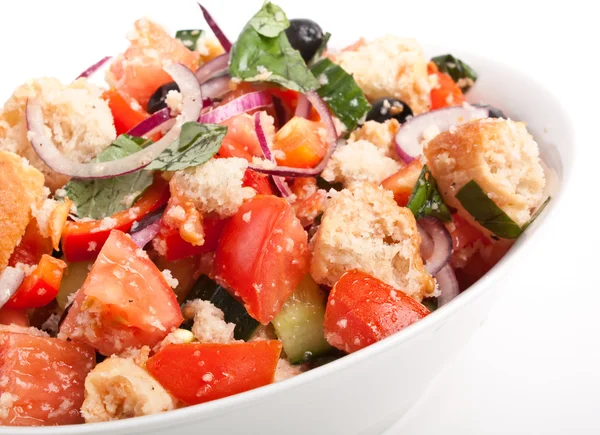 Panzanella bread salad — Stock Photo, Image