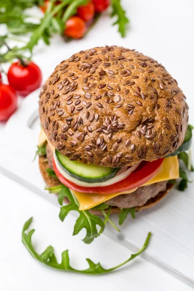 健康的なハンバーガー — ストック写真