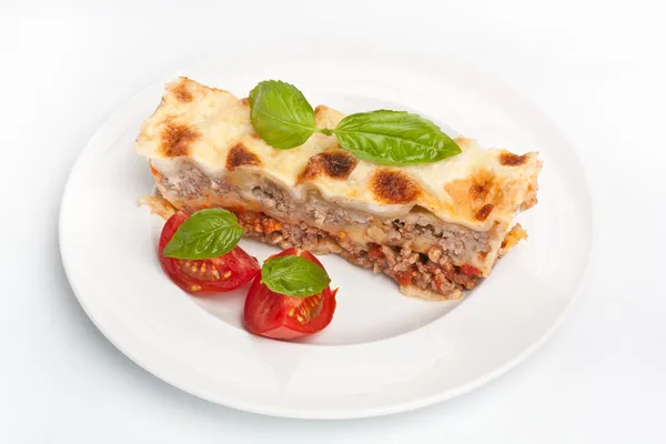 Lasagne wołowiny klasyczne — Zdjęcie stockowe