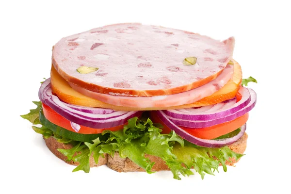 Sandwich de trigo integral — Foto de Stock