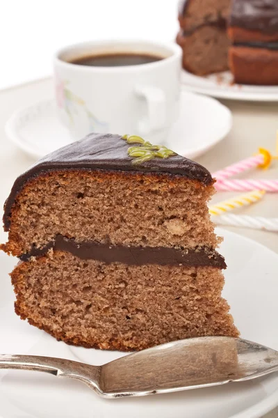 Torta al cioccolato — Foto Stock