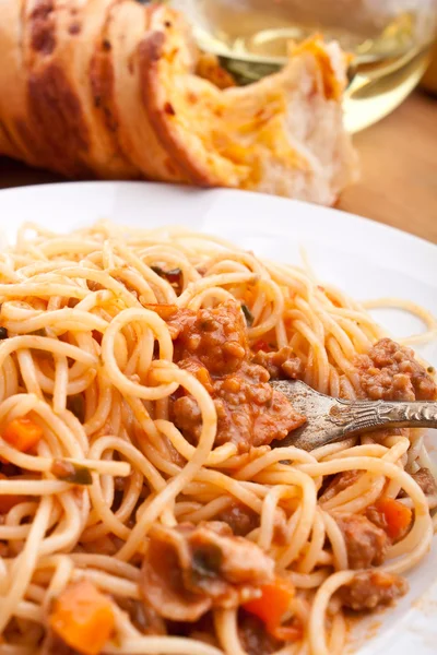 Spaghetti bolognese — Zdjęcie stockowe